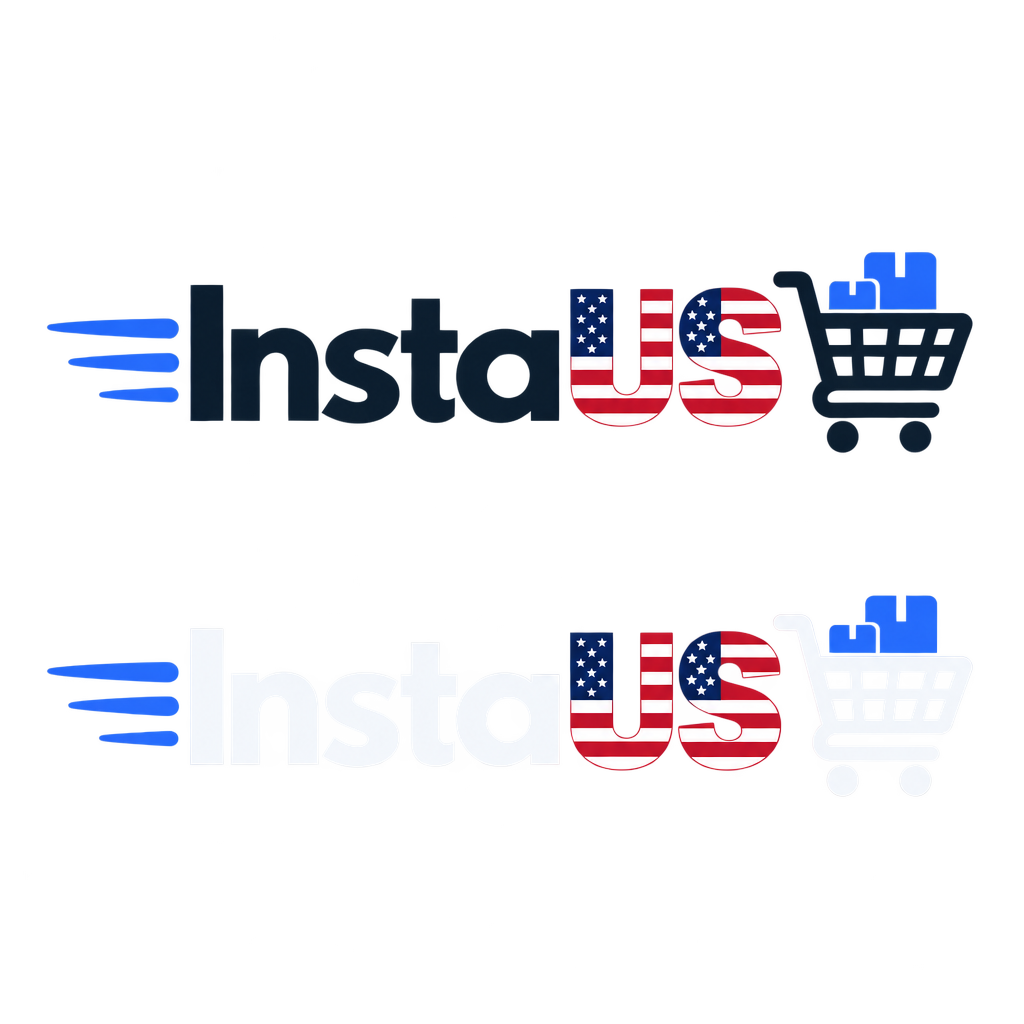 Insta US lockup for light paper and for a dark band
