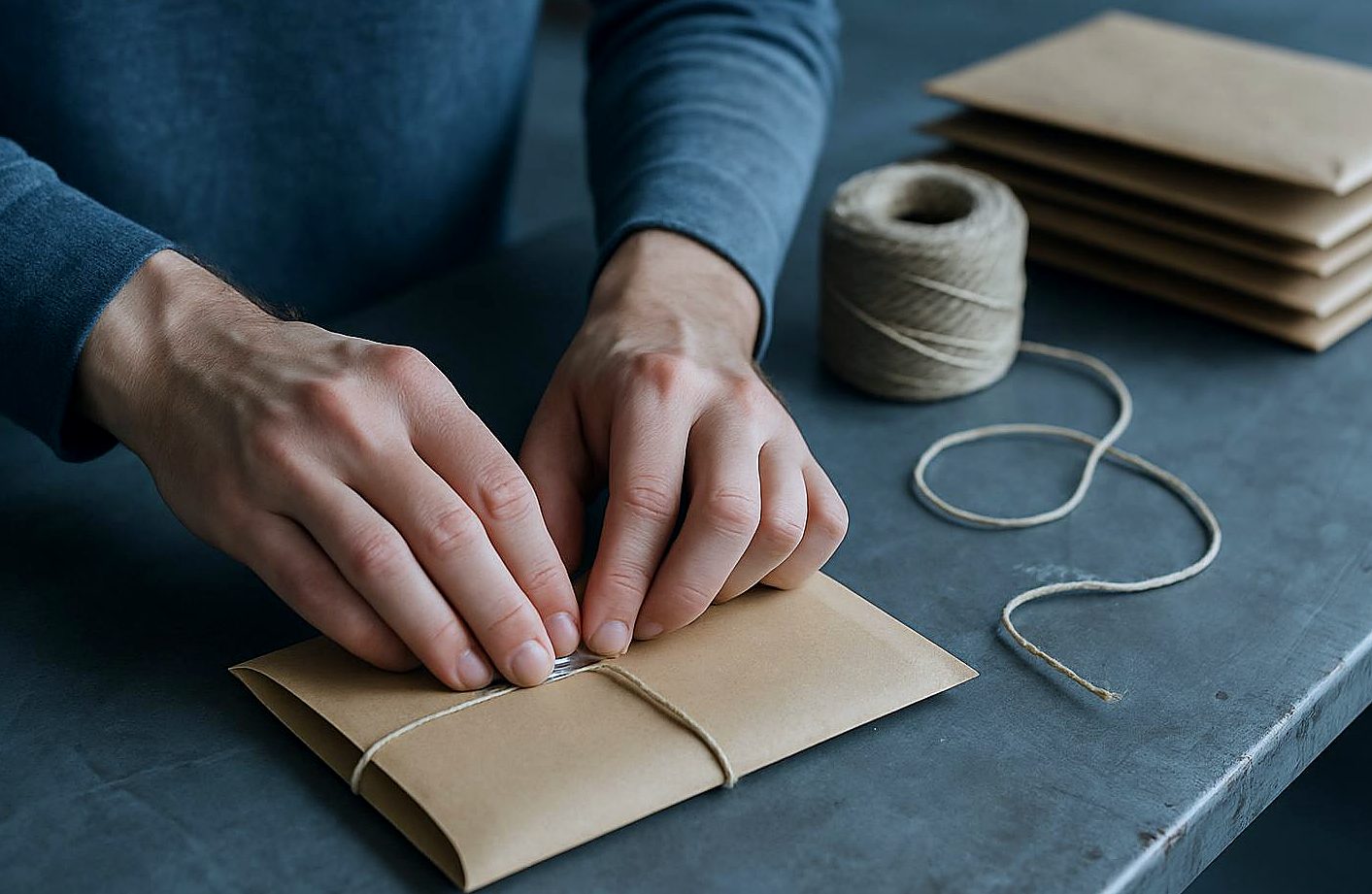 Packing a small mailer